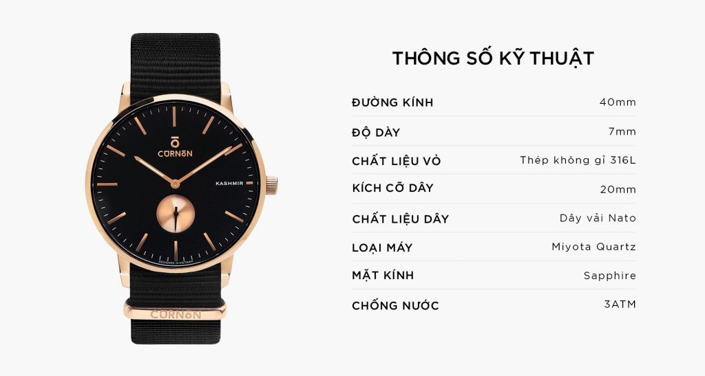 ĐỒNG HỒ THỜI TRANG KASHMIR ROSEGOLD - CLUB
